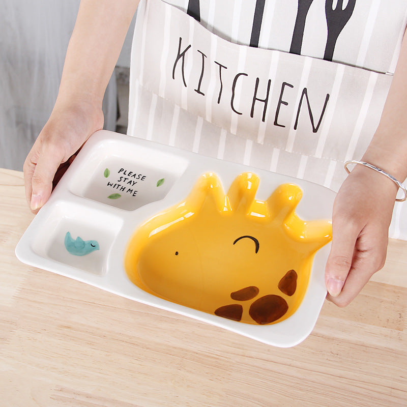 Creative cartoon tableware children baby griddle