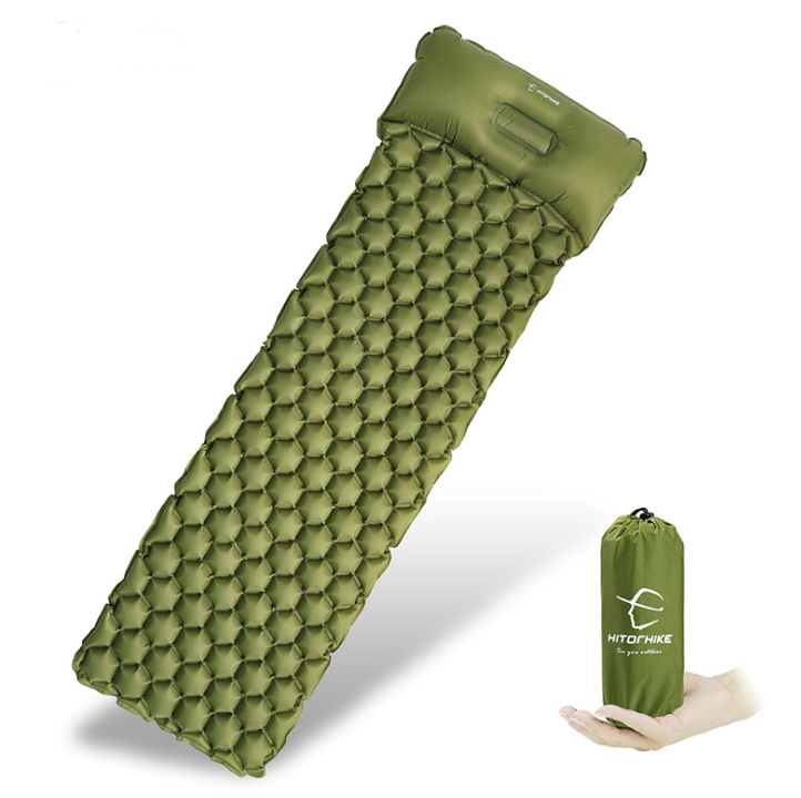 Outdoor Camping Inflatable Honeycomb Mattress Tent Sleeping Mat - Minihomy