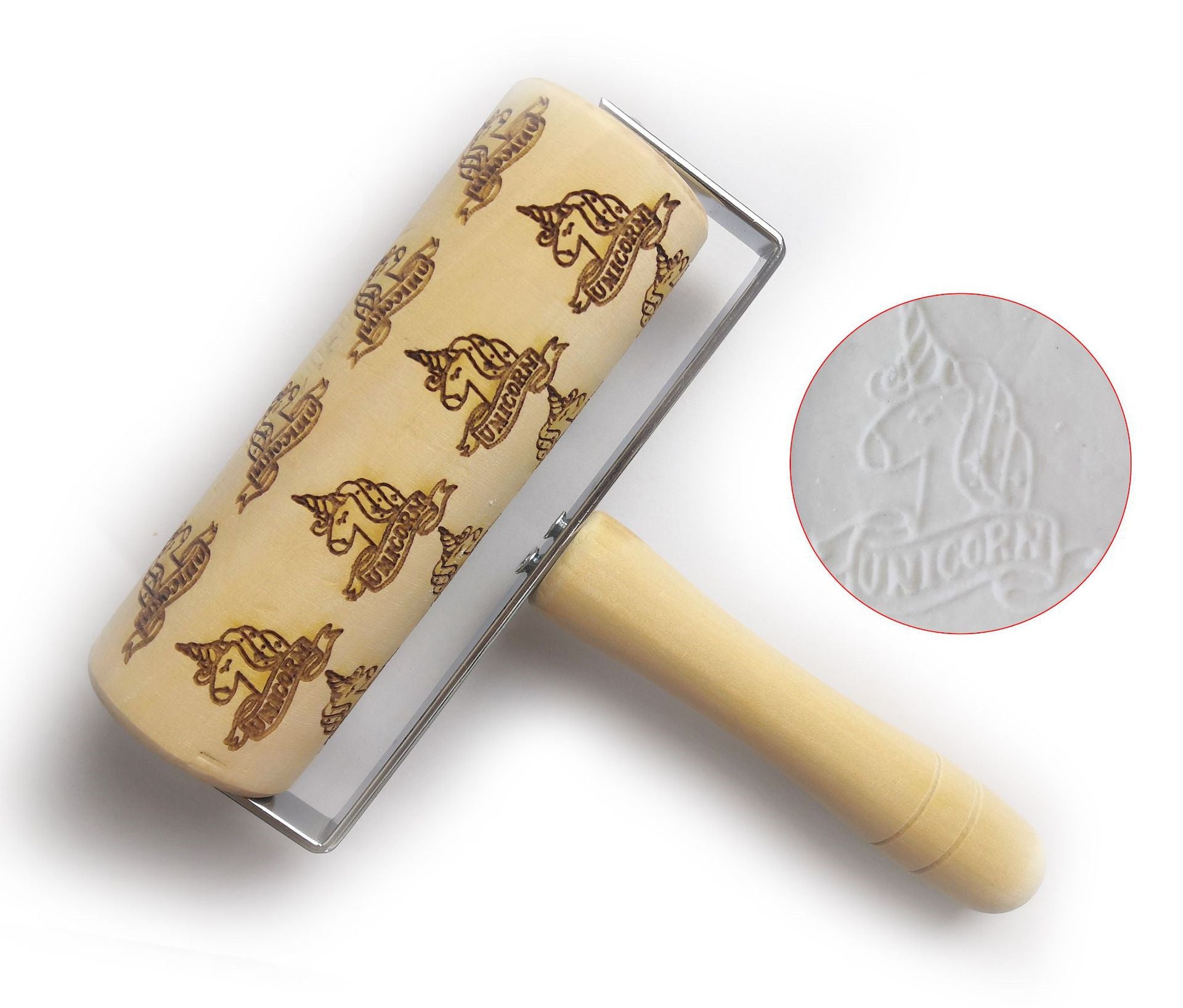 Push-Style Christmas Embossing Rolling Pin Printed Cookie Dough Stick Fondant Tool Baking Noodle Cake Dough Engraved Roller Q40 - Minihomy