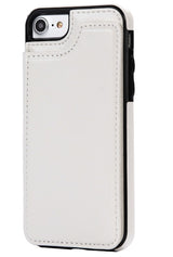 Apple-Compatible Cell Phone Shell: Rear Cover Protective Leather Case