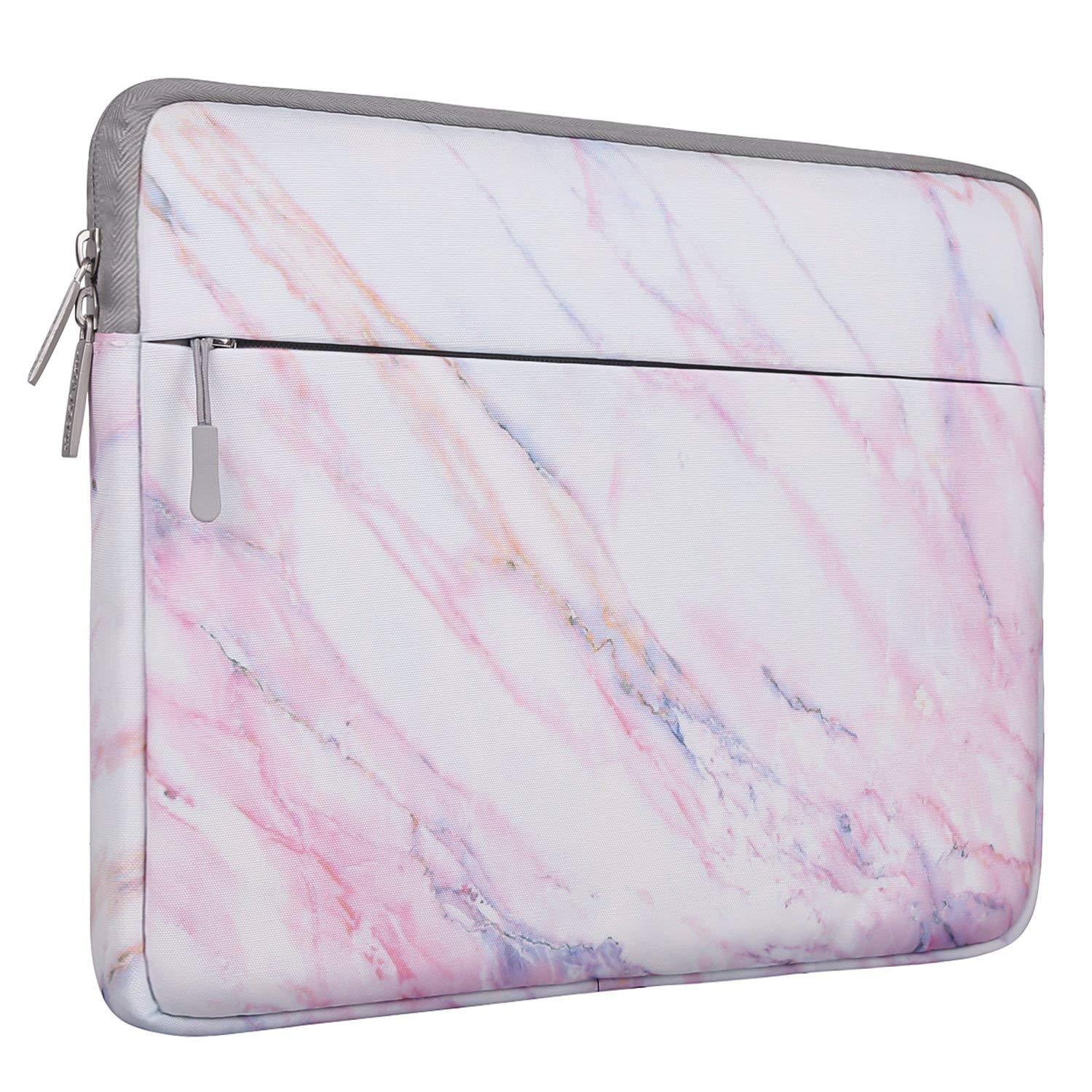 Canvas marble zipper computer bag