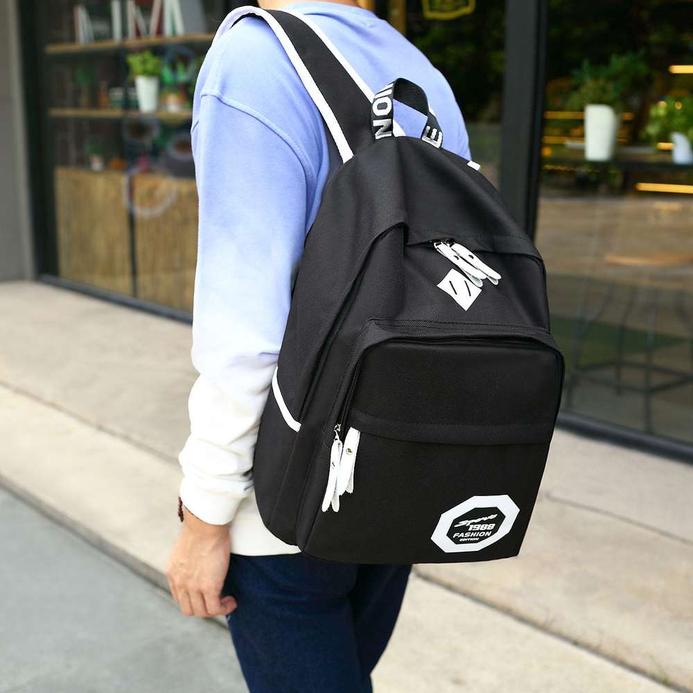 Men's Fashion Trends High School Students College Students Travel Bag Men's Backpack - Minihomy