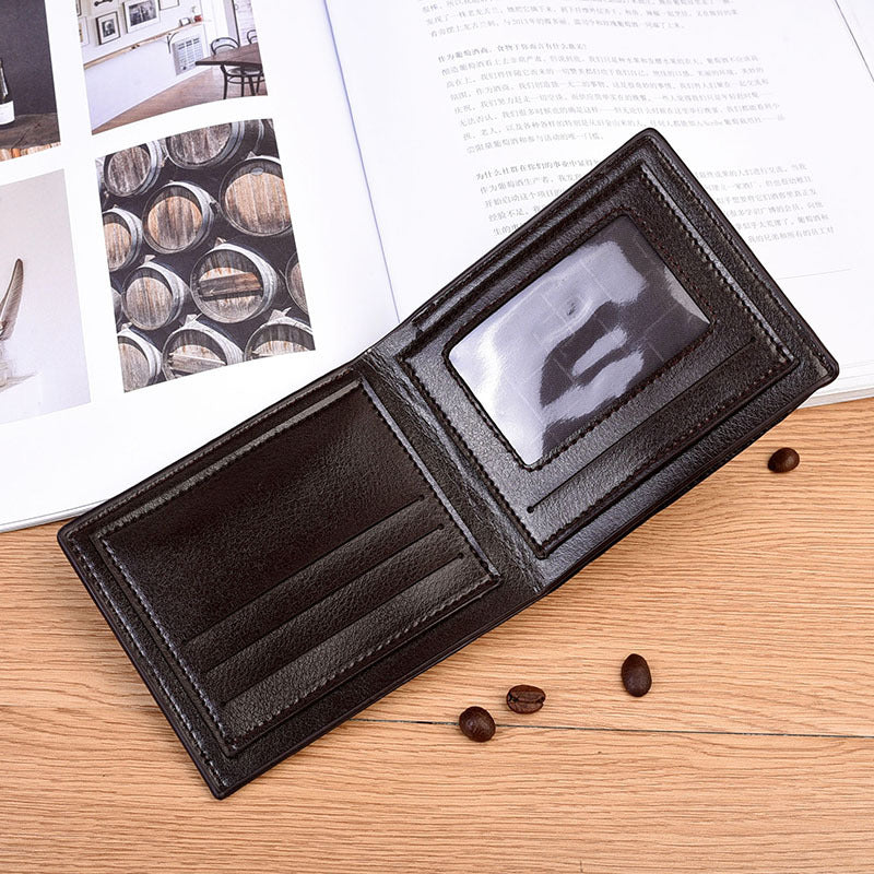 Men's Short Wallet Card Holder Change Cash Organizer Card Holder