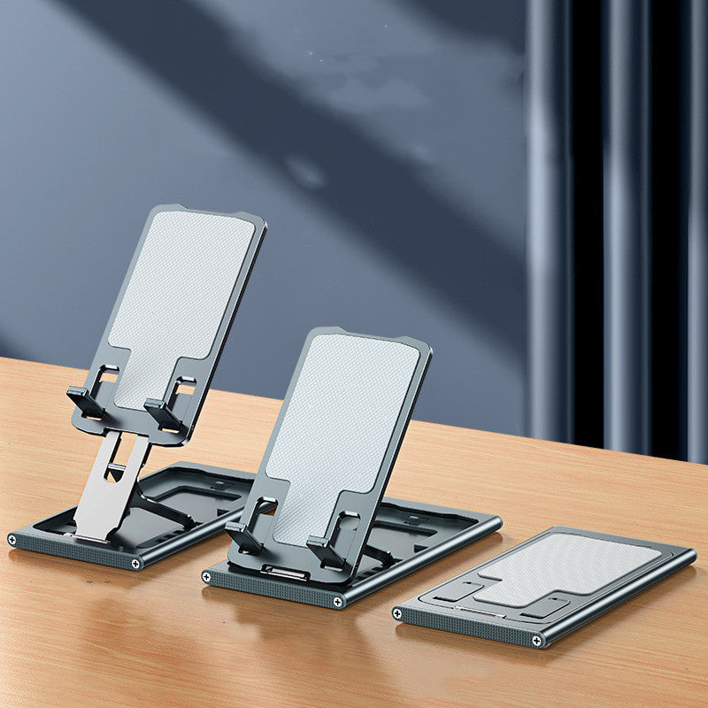 Aluminum Alloy Mobile Phone Stand Desktop Office Portable Foldable - Minihomy