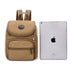 New men's backpack computer money, Korean version of leisure travel, chest bags, large capacity students travel bag, canvas