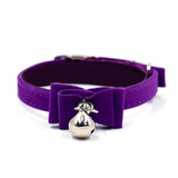 Pet Collar Bow Tie Bell Collar Cute Bell Small Dog Collar - Minihomy