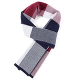 Plaid Men Scarf Knitted Scarf