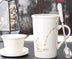 Creative cup ceramic with lid spoon tea cup filter - Minihomy