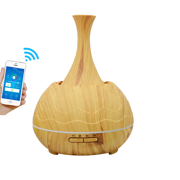 Wood grain aroma diffuser