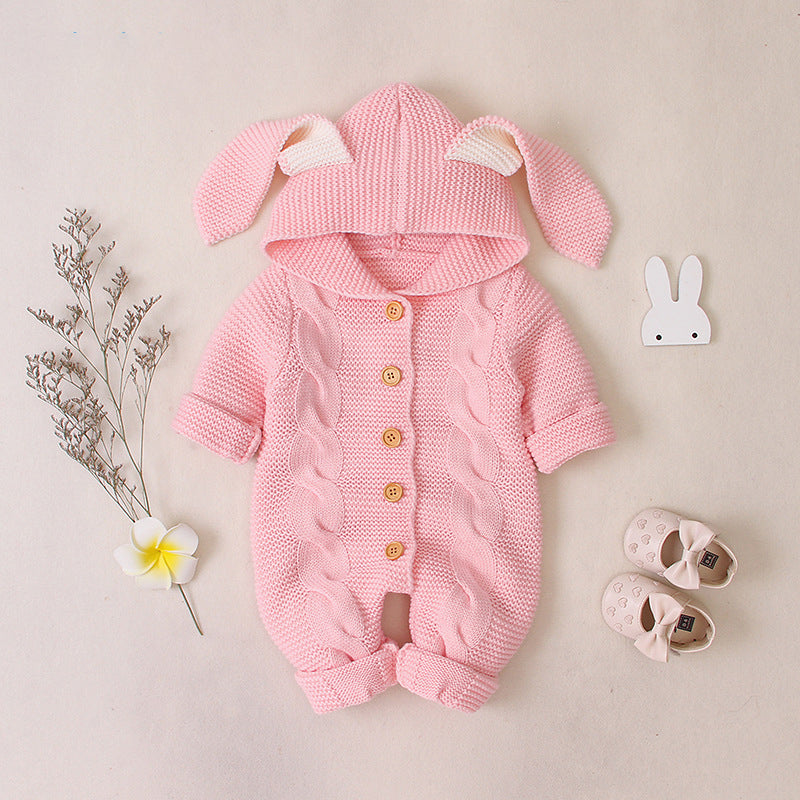 Baby knitted romper - Minihomy