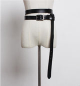 Soft leather suede belt