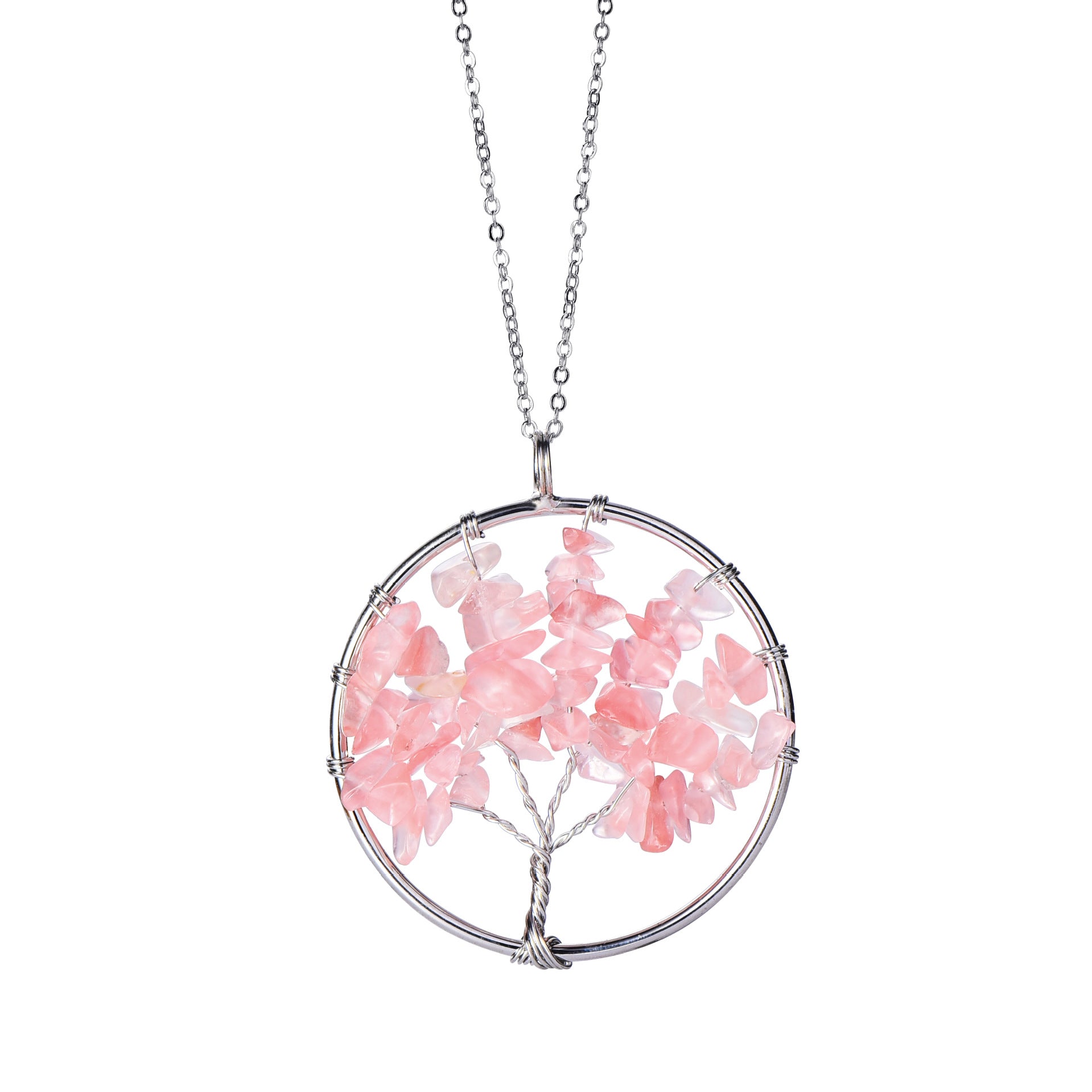 Hand Winding Tree Of Life Pendant Lucky Tree Jewelry