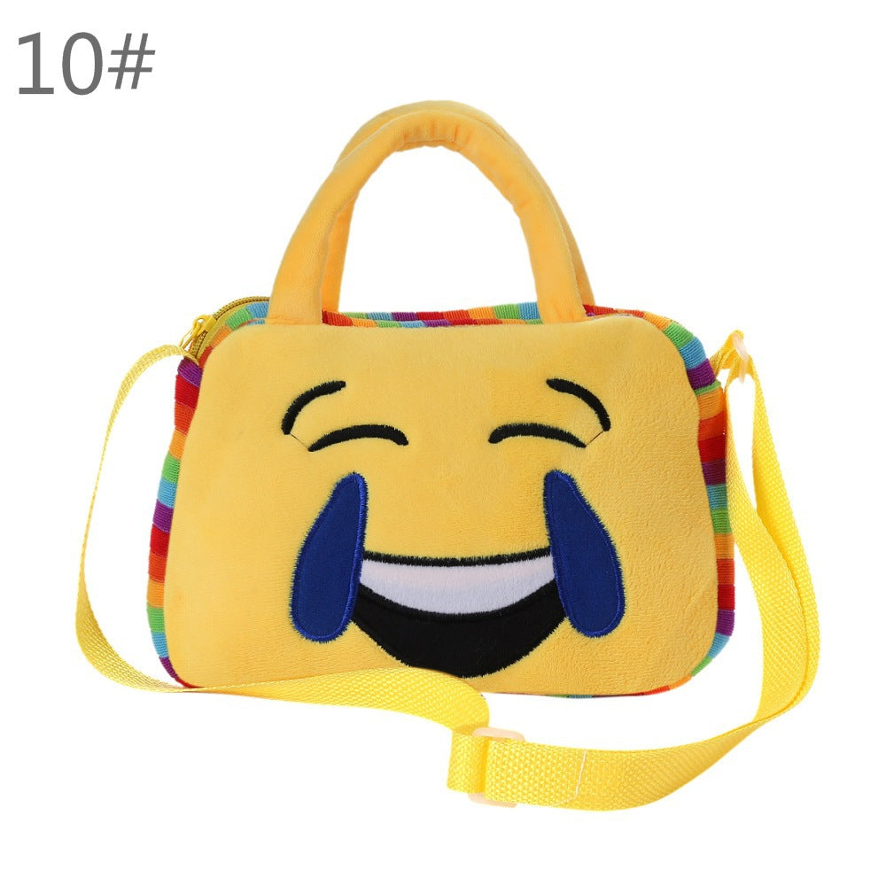 Children look round look Plush Doll portable bag shoulder bag for children in kindergarten - Minihomy