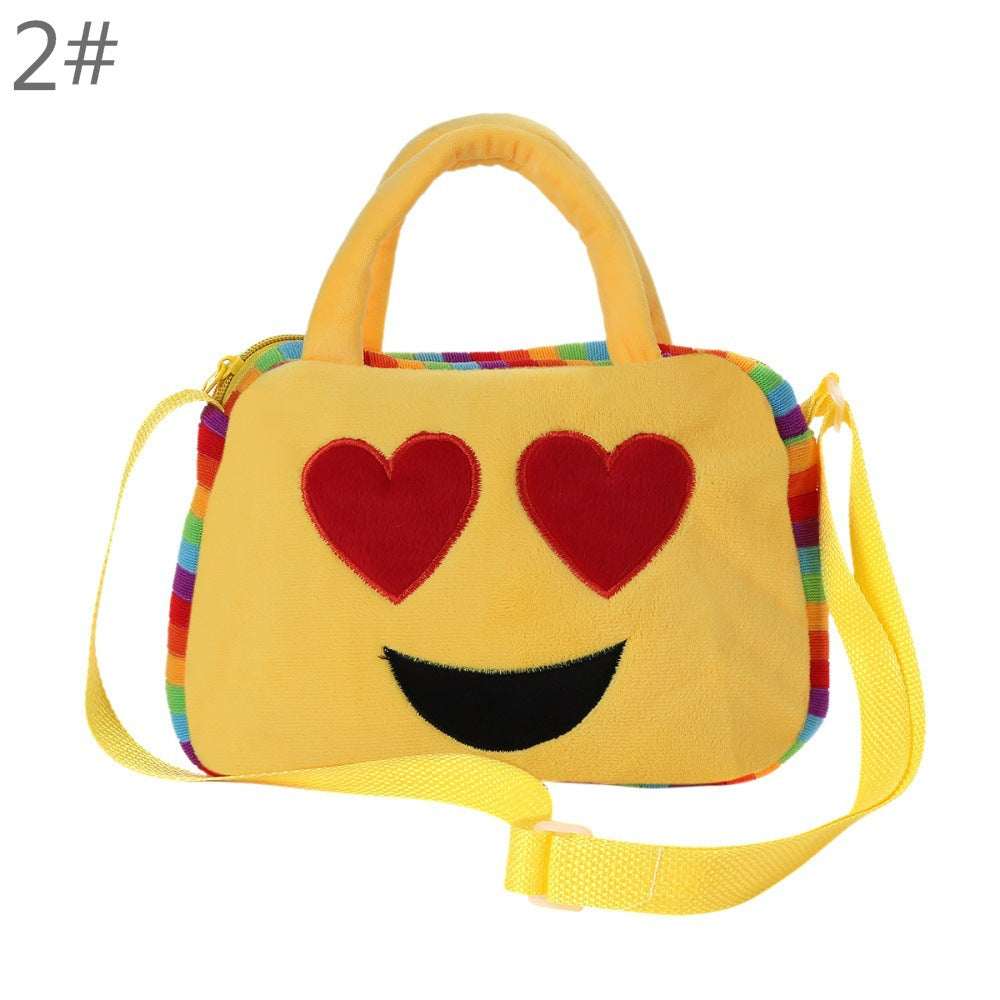 Children look round look Plush Doll portable bag shoulder bag for children in kindergarten - Minihomy