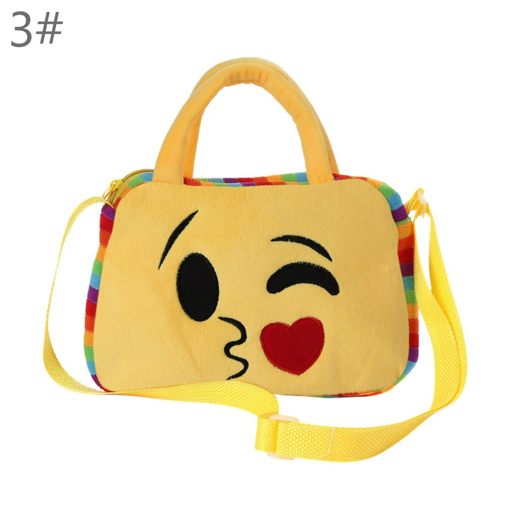 Children look round look Plush Doll portable bag shoulder bag for children in kindergarten - Minihomy