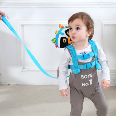 Anti-lost with baby straps anti-going kids bag anti-lost rope plush toys