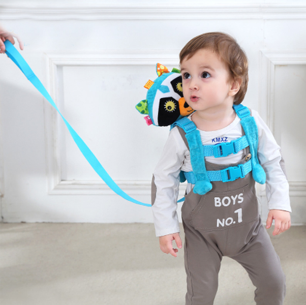 Anti-lost with baby straps anti-going kids bag anti-lost rope plush toys - Minihomy