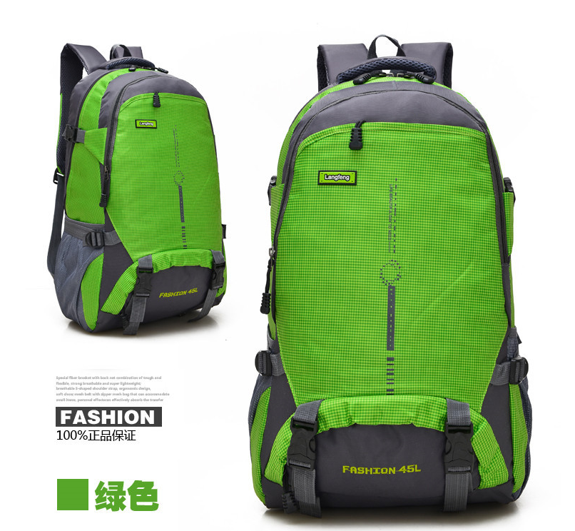 Waterproof and breathable leisure travel backpack