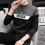 Men's round neck long sleeve T-shirt - Minihomy