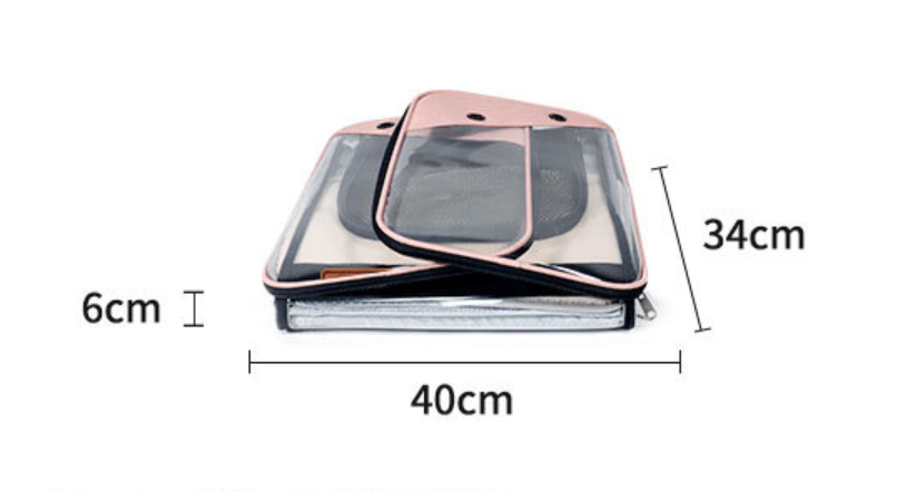 PVC Breathable Large Capacity Cat Carrying Space Capsule Cat Bag Portable Pet Dog Backpack Fold - Minihomy