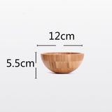 Wooden salad bowl