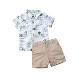 Summer boy T-shirt Shorts Kids Sets