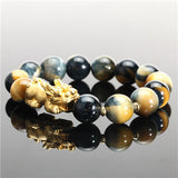 Yellow Tiger's Eye Alloy Brave Bracelet