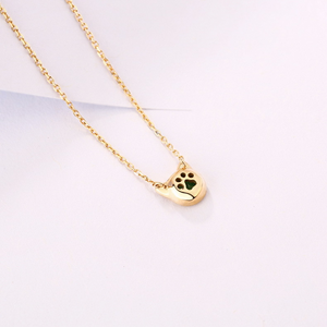 2021 new Korean 14K rose gold necklace London Blue Topaznatural gold chain clavicle factory wholesale