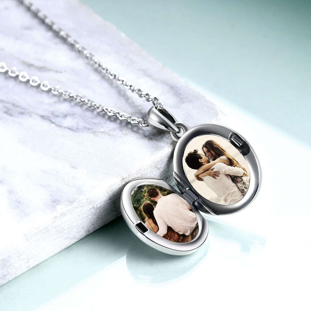 Locket Necklaces that Hold Pictures Sea Turtle Necklace Sterling Sliver Ocean Necklace Health and Longevity Gifts for Women Mother Birthday - Minihomy