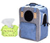 Outdoor Portable Summer Breathable Large-capacity Canvas Backpack Space Capsule - Minihomy