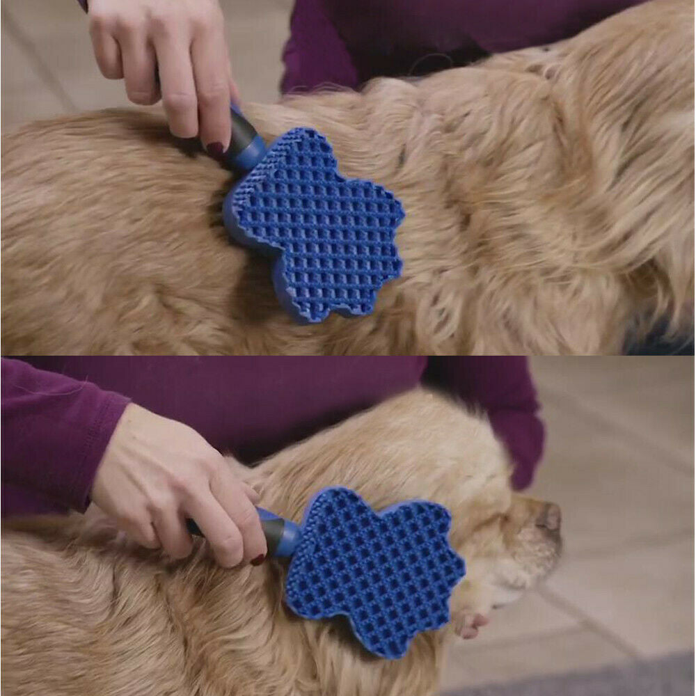 Pet Hair Remover Brush Gentle Pet Grooming Brush - Minihomy