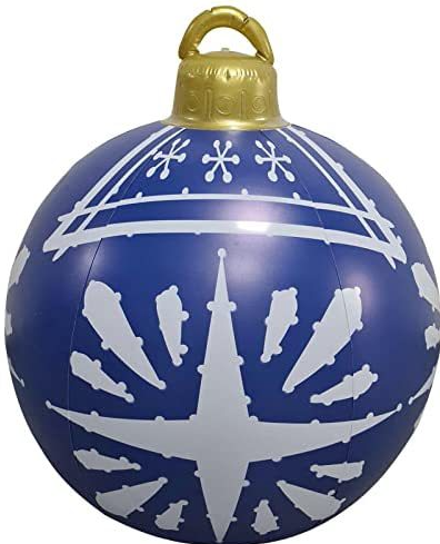 Christmas Ornament Ball Outdoor Inflatable Decorated Ball