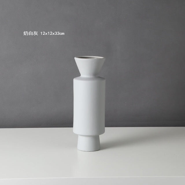 Nordic modern style ceramic vase