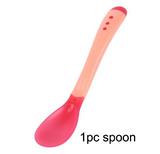 1pc/3Pcs/set Baby Tableware Dinnerware Suction Bowl with Temperature Sensing Spoon baby food Baby Feeding Bowls dishes