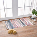 Scandinavian Style Linen Cotton Rug