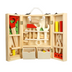 Wooden simulation repair kit for children's portable toolbox