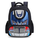 Male and female schoolchildren's schoolbag 1-3-6 grade hard shell car children waterproof 3D flashlight double shoulder package - Minihomy