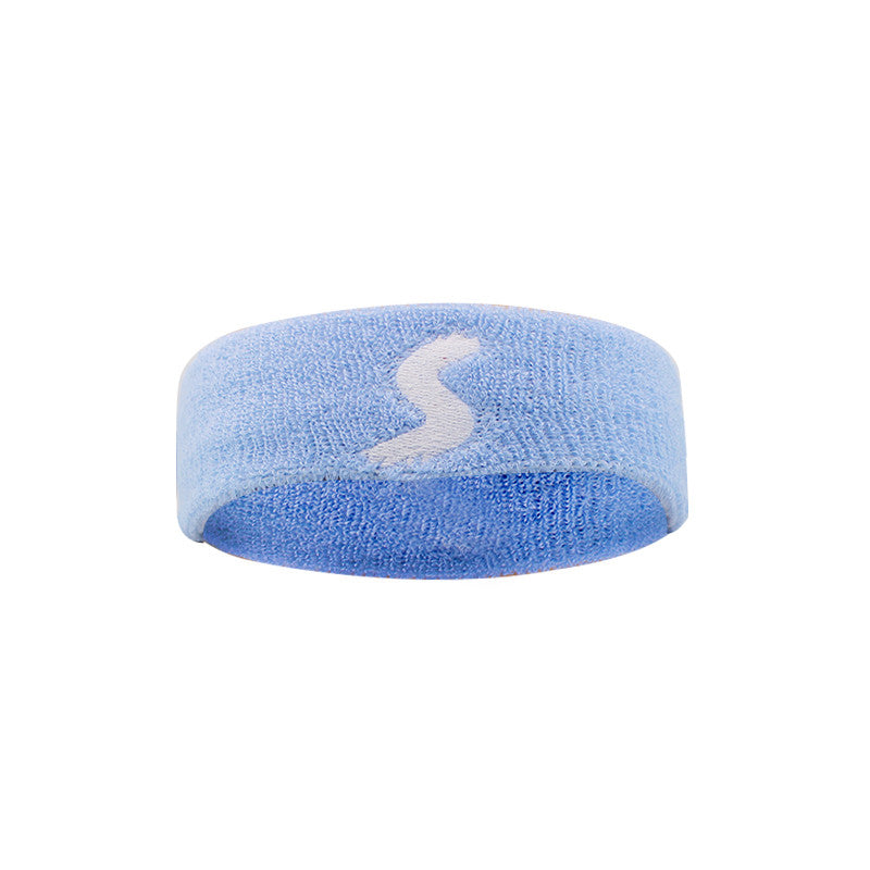 Polyester Cotton Sweat Headband Yoga Running Fitness Sweatband