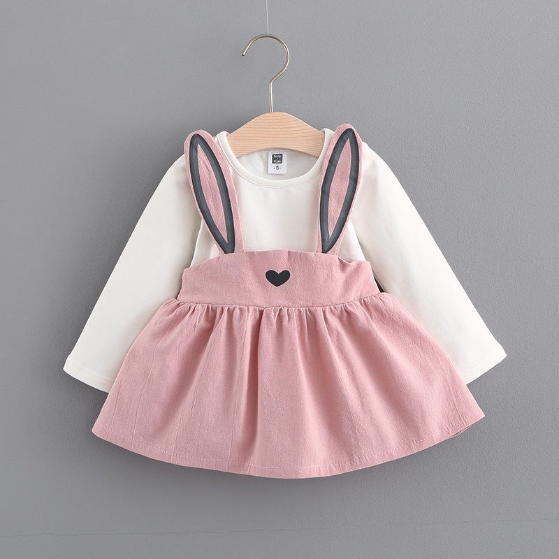 Children's clothing girls cute rabbit dress