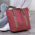 Women's canvas tote shoulder bag