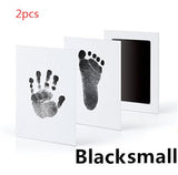 Non-toxic and wash-free baby ink watermarking oil fingerprints and footprints kit family souvenirs