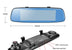 Cross border special supply for new 8 inch crane recorder 4G cloud mirror 1080P HD Android rear view mirror driving record