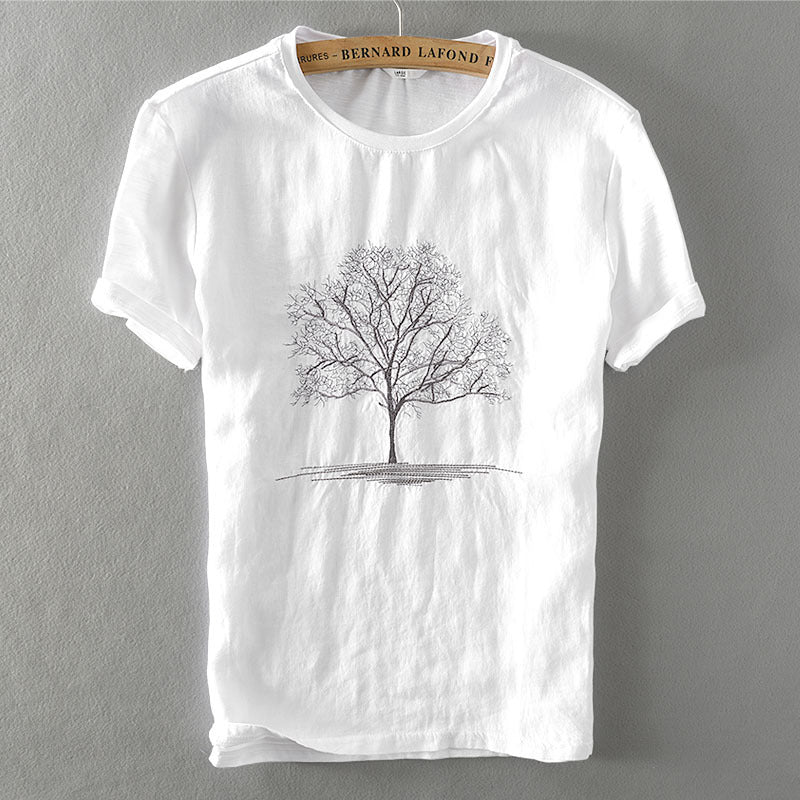 Embroidered Short Sleeve in a Tree - Minihomy