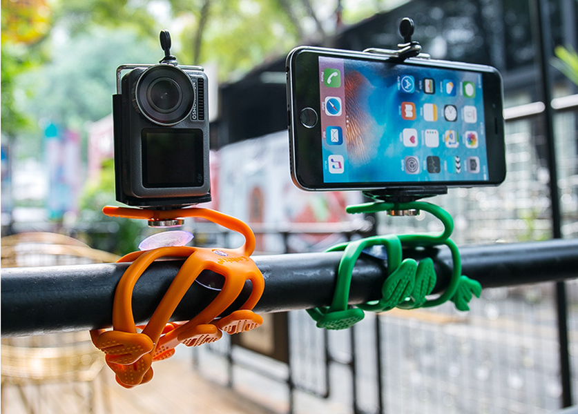 Compatible with Apple, Tripod phone holder - Minihomy