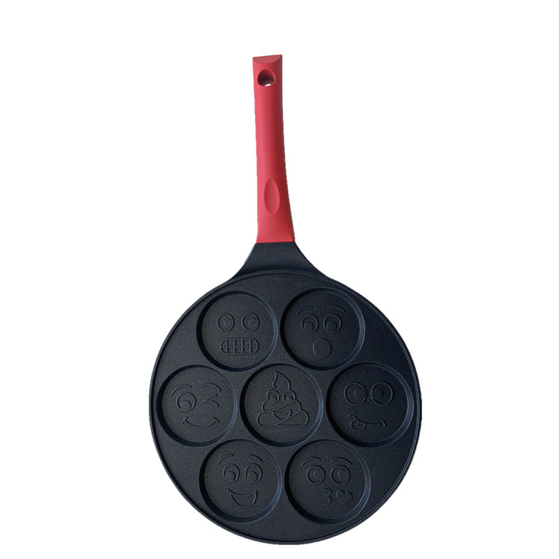 Aluminum Alloy Frying Pan Non-stick  Seven-hole Breakfast pan - Minihomy