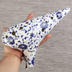 12-hole Alto F professional blue and white porcelain ocarina