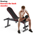 Multifunctional Adjustable Supine Board Fitness Equipment Folding Dumbbell Bench