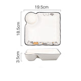 Home Creative Cartoon Cute Ceramic Plate - Minihomy