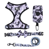 Printed Chest Harness Set Dog Rope Pet Supplies