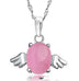 High Quality Cat's Eye Angel Egg Pendant Valentine's Day Hypoallergenic Jewelry - Minihomy